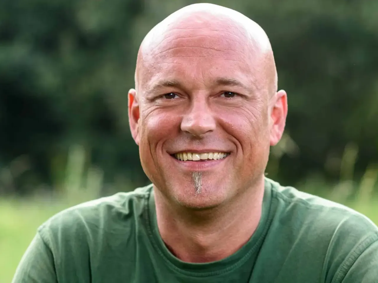 Jens Maute im Garten