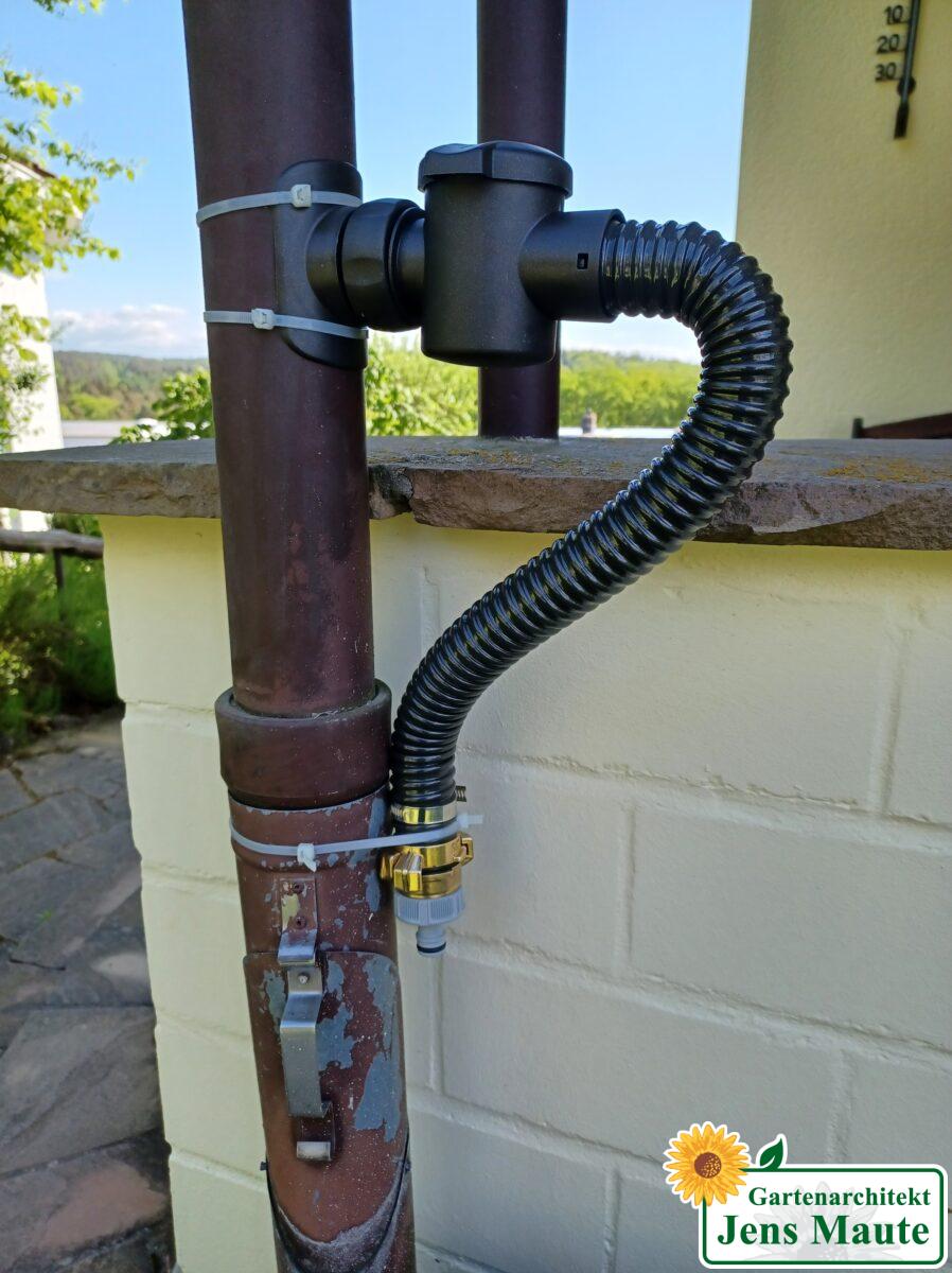 Regensammler Erdreich-Betankung