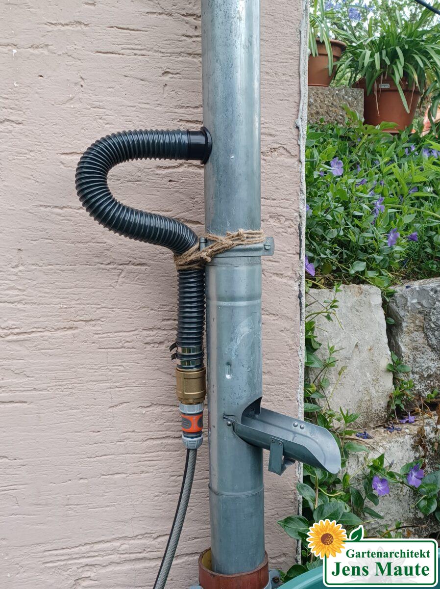 Regensammler Erdreich-Betankung